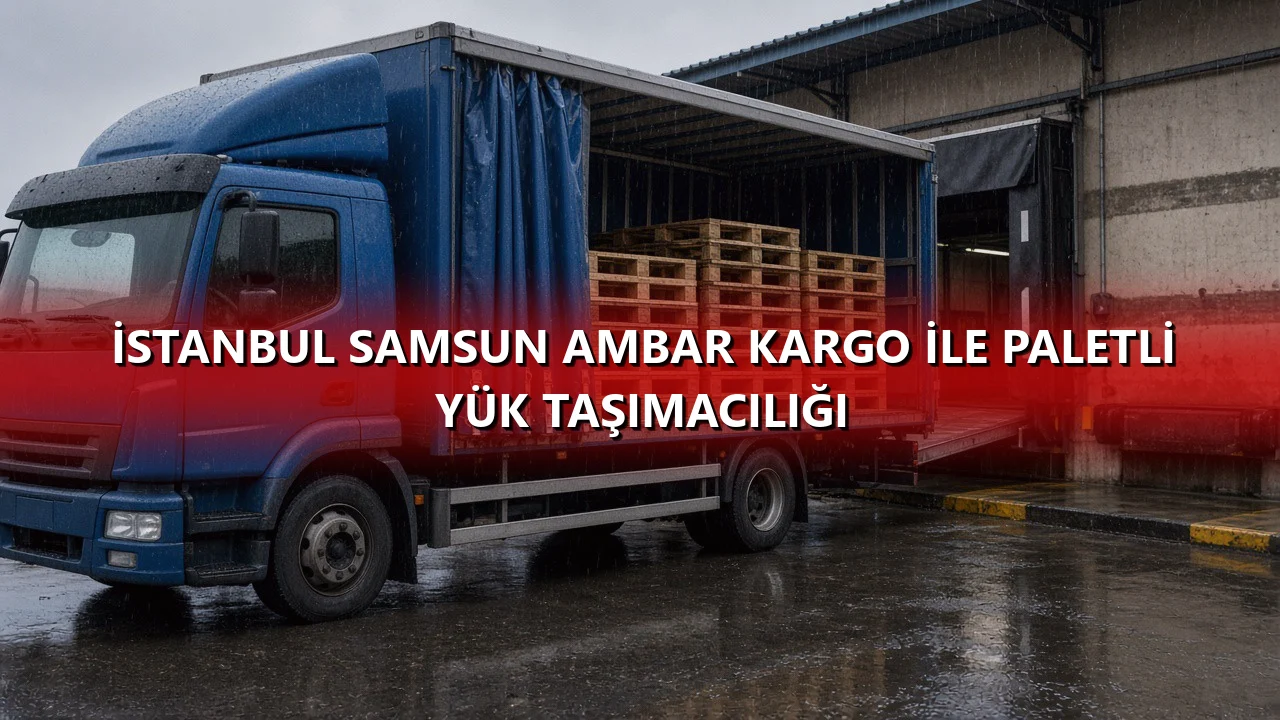 İstanbul Samsun Ambar Kargo İle Paletli Yük Taşımacılığı