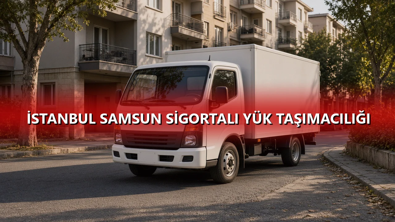 İstanbul Samsun Sigortalı Yük Taşımacılığı
